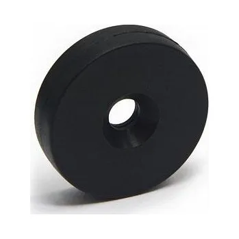 Dekorativní magnet Neodymový kruhový magnet Ø 32/12-6 mm, v. 10 mm, vodotěsný v plastu, M6, síla 10 kg