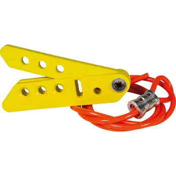Zámek na kolo SCISSOR LOCKOUT: YELLOW SCISSOR LOCK W/3