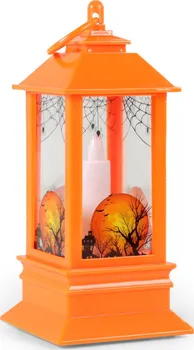 Party dekorace Rappa Lampa na Halloween se světlem oranžová