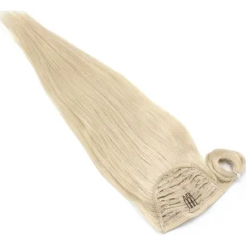 Příčesek Výprodej - Culík z lidských vlasů 50 cm 2.jkst. - nejsvětlejší blond