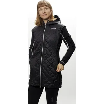 Dámské oblečení Šaty Swix Mayen Black (Dámské prošívané šaty)