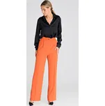 Oranžové elegantní společenské kalhoty M949 orange Velikost: S