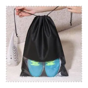 Školní sáček Pytlík na boty - Černá,S