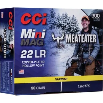 Sportovní střelba CCI Náboj kulový CCI, Mini-Mag, .22LR, 36GR, HP "Meat Eater"