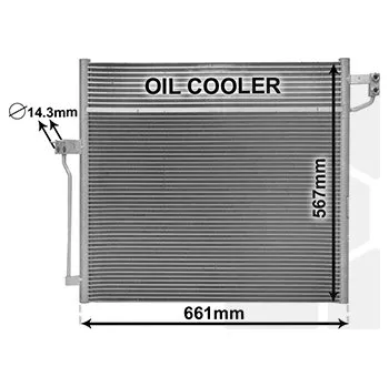 Ventilátor topení a klimatizace Kondenzátor klimatizace VAN WEZEL 30015704