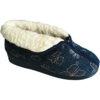 Dámská obuv Teplé bačkory důchodky ADANEX Fussbett 28722 zateplené ovčí vlnou velikost: 38