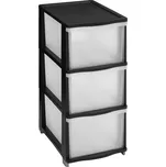 5five Simply Smart Plastový regál s šuplíky PLAS, výška 63,1 cm