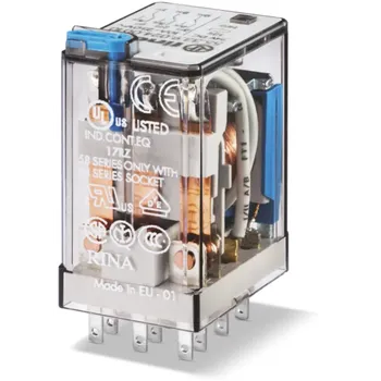 Relé Relé průmyslové miniaturní, DIN, 3P/10A, 220V DC, MA, Au 55.33.9.220.5010