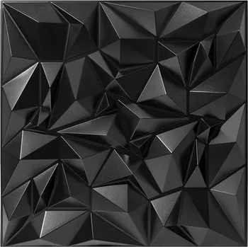 Obklad Obkladové panely 3D PVC Mirror black 11101