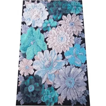 Koberec Kusový koberec CASABLANKA 11 tyrkysový Tyrkysová Květiny 1cm až 1,9cm CASABLANCA 25/25/150 200x290