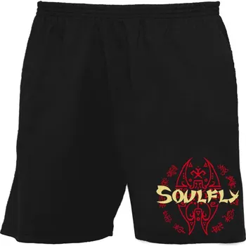 Pánské kraťasy bermudy, kraťasy Soulfly - logo