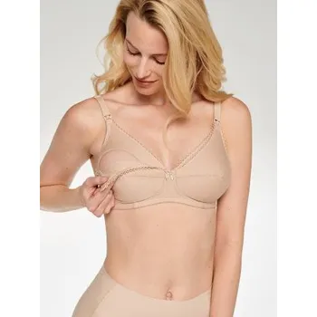 Podprsenka Dámská kojící podprsenka Naturana 5089 bílá 100 D