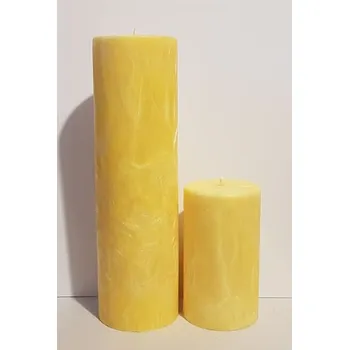 Svíčka Oltářní žlutá svíčka, Druh f) válec - průměr 6,7, výška 16 cm