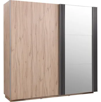 Šatní skříň ALLMO | šatní skříň AL15 | 215 cm | dub estana/antracit