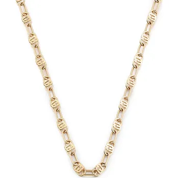 Šperk Liu Jo Stylový pozlacený náhrdelník s logy Fashion LJ2054 + 2 měsíce na vrácení zboží