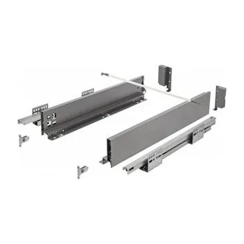 GTV AXISPRO Push on zásuvka pro otevření 400mm antracitu - nízká H84