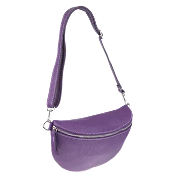 NovaKabelka.cz Kožená italská crossbody kabelka Reni Grande Viola
