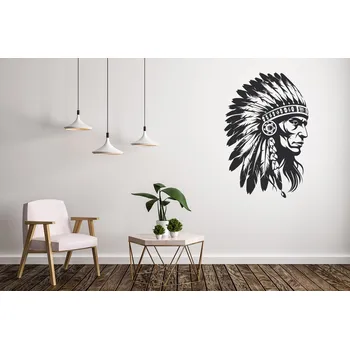 Samolepící dekorace Lepy.cz Samolepka na zeď Idián Velikost (šířka x výška): 35x52cm, Barevná varianta: Světle modrá