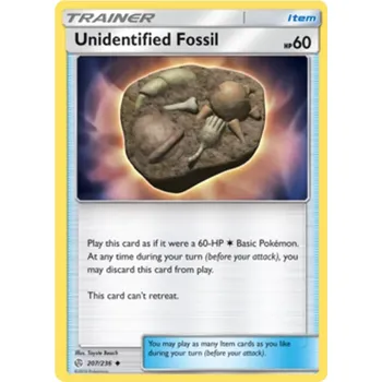 Karetní hra Unidentified Fossil 207/236 - Cosmic Eclipse Typ karty: Non-Holo
