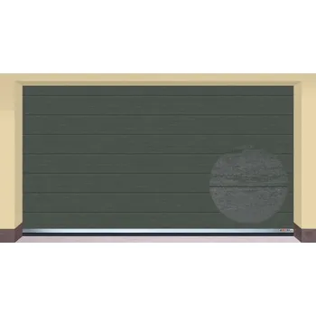 Garážová vrata AMPEL s.r.o. Sekční garážová vrata ANTRACIT RAL 7016 CL 405×235 cm s elektrickým pohonem - Montáž svépomocí