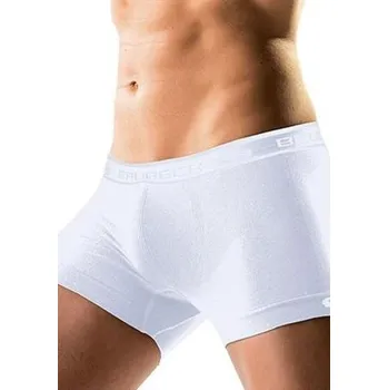 Boxerky Pánské boxery Brubeck shortbox BX 10050 (10130) white bílá XXL