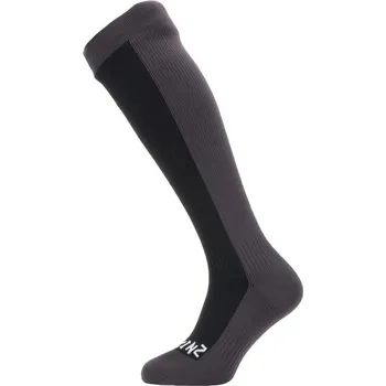 Pánské termo ponožky Ponožky SealSkinz Cold Weather Knee Black Grey