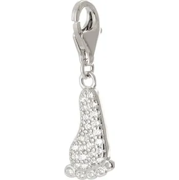 Přívěsek Stříbrný přívěšek nožička STRZ1008F