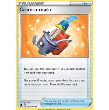 Volný čas Pokémon FST 229/264 Cram-o-matic - Fusion Strike Stav: Near Mint, Verze: NORMAL