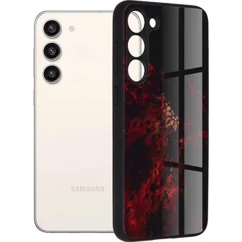 Pouzdro na mobilní telefon Pouzdro Samsung Galaxy S23 Plus Techsuit - Glaze Series, Red Nebula