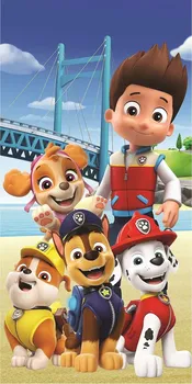 Jerry Fabrics Paw Patrol dětská froté osuška 70 x 140 cm