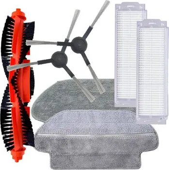 Sada příslušenství pro robotický vysavač 2x filtr, 3x kartáč, 2x mop pro XIAOMI Viomi V2 Pro 7 dílů