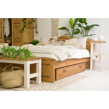 Postel ARTEN (NANO Systems s.r.o.) Rustikální jednolůžková postel POPRAD ACC04 - borovice