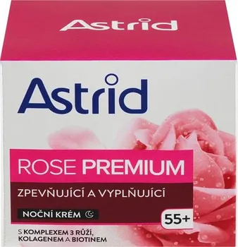 Pleťový krém Astrid Rose Premium 55+ zpevňující a vyplňující noční krém 50 ml