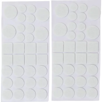 Dílenský stůl BGS Diy BGS 80701, Sada filcových podložek pod nábytek | bílá | 64dílná