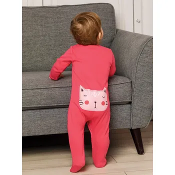 Dupačky Dívčí dupačky Cat - fuchsie 62