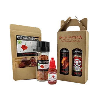 Omáčka EXTRA HOT Duo výhodný chilli set 5-dílný