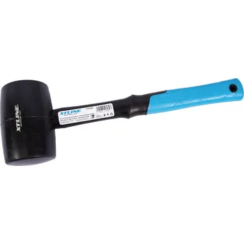Kladivo XTline XT0481R palička gumová černá - sklolaminátová násada, 69mm