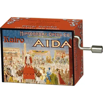 Hudební nástroj pro děti Hrací skříňka - opera Aida