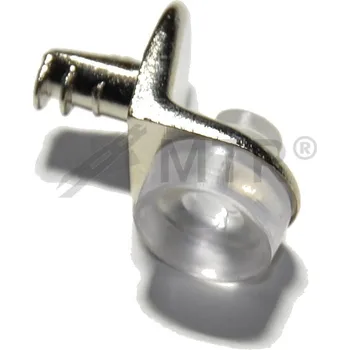 Nábytkové kování MTR Podpěra policová na sklo Ni Velikost: 5mm, Varianta: Podpěra policová na sklo Ni, povrchova-uprava: Ni