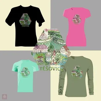 tričko TĚŠOVICE · ArtDeco Vitrail · O·POHÁDKOVÉ - 1 ks| Dětské 158 cm (12 let)