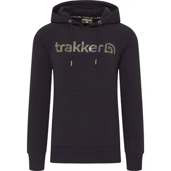 Rybářské oblečení Trakker Products Trakker Mikina CR Logo Hoody Black Camo - M