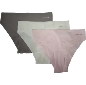 Kalhotky Dámské kalhotky Tommy Hilfiger UW0UW03871 3 kusy šedá S