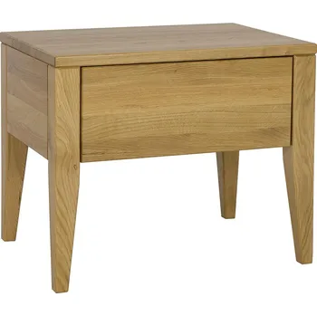 Knihovna Dubový noční stolek OSLO 1S z masivu Barevné provedení: Dub- bělený
