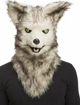 Karnevalová maska My Other Me Maska vlka s pohyblivou čelistí