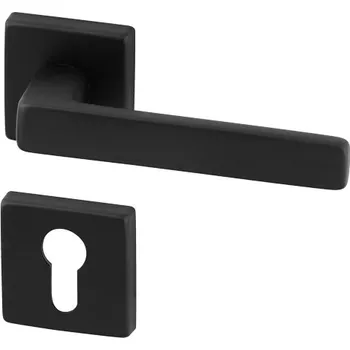 Dveřní kování AC-T Dveřní kování ACAPULCO R HR černá Barevné provedení: černá, Provedení: pro klíč - BB