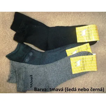 Pánské ponožky TLAPA Karel Faltys Ponožky hřejivé TLAPA thermo Barva: Černá, Velikost: 7-8 (41-42)