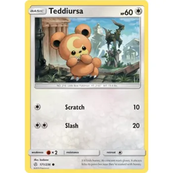 Sběratelská karetní hra Teddiursa 171/236 - Cosmic Eclipse Typ karty: Reverse Holo