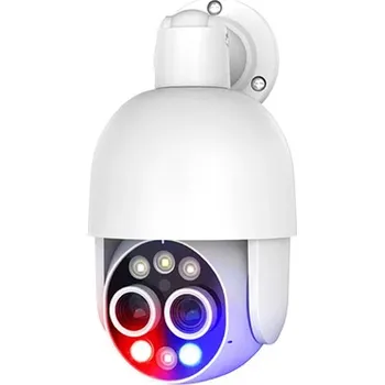 Bezpečnostní kamera 8MP duální otočná PoE kamera s hybridním zoomem, XM