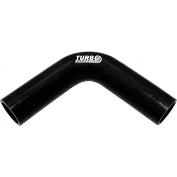 Zapalovací a žhavicí svíčka TurboWorks Silikónové koleno 90° TurboWorks Black 15mm XL