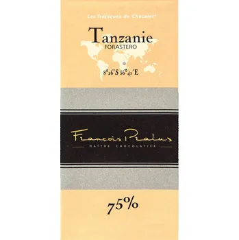 Čokoláda Francois Pralus čokoláda Tanzanie Forastero 75% Bio 100g